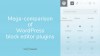 Mega comparison of wordpress block editor plugins